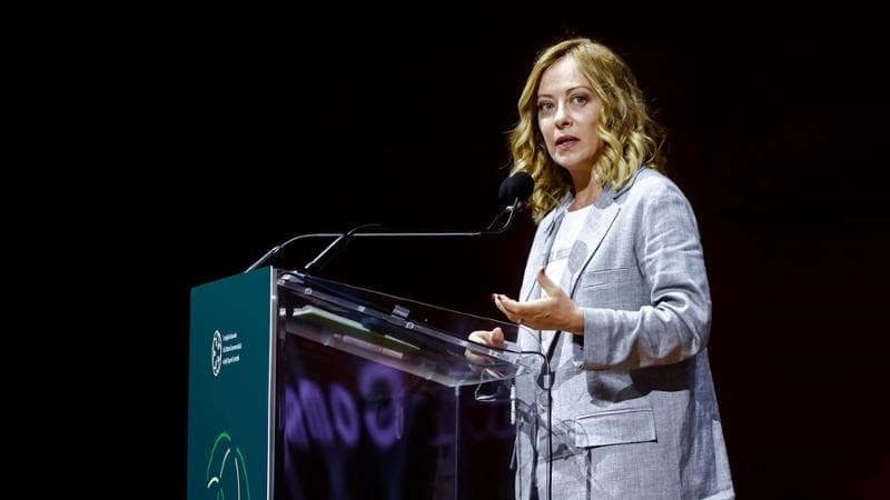 Roma, 10 giugno: la premier Giorgia Meloni