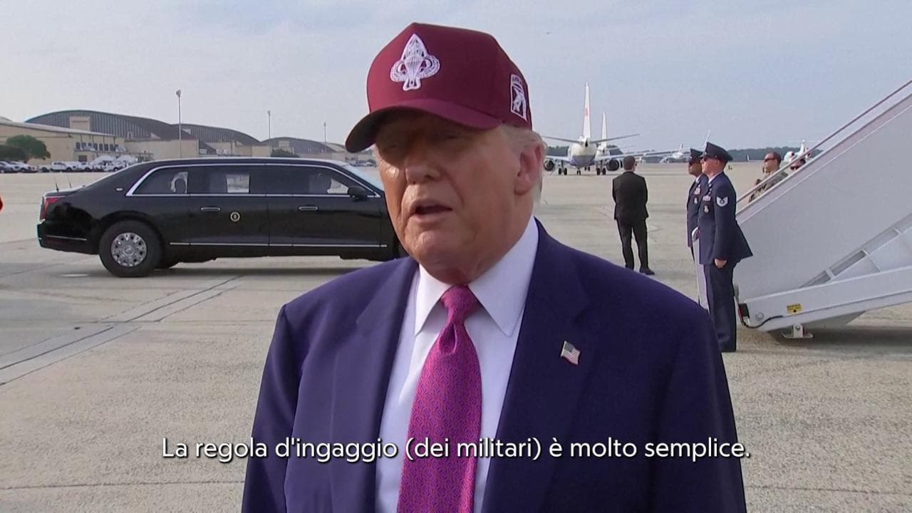 Trump: "Voglio salvare Los Angeles, i violenti finiranno in carcere per molto tempo"