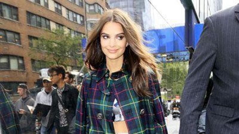 La supermodel Emily Ratajkowski, 34 anni