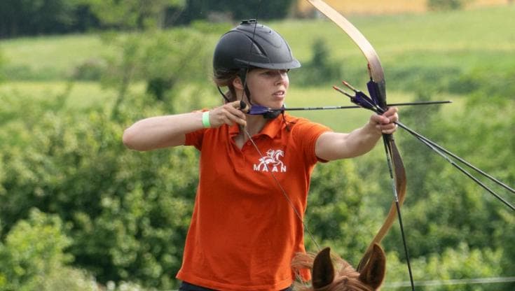 The young Dutch Louise Kalisvaart on Onika. Credit. Fabio Grego