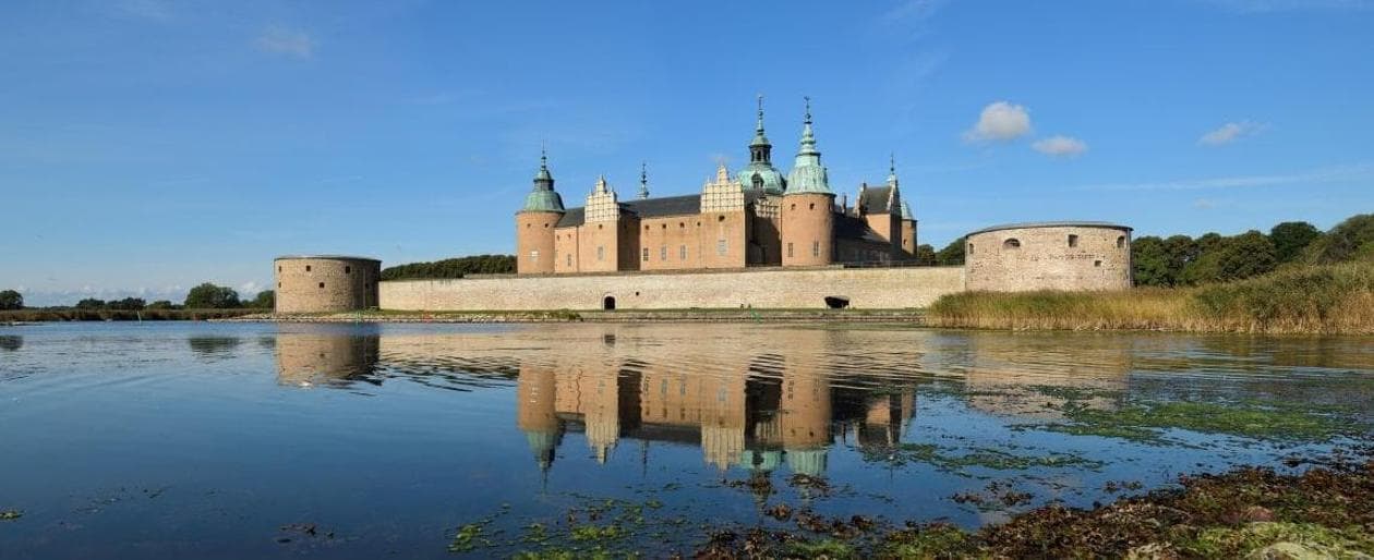 Il castello di Kalmar, tra i siti kontantfri incontrati lungo il cammino (foto Arturo Cocchi)
