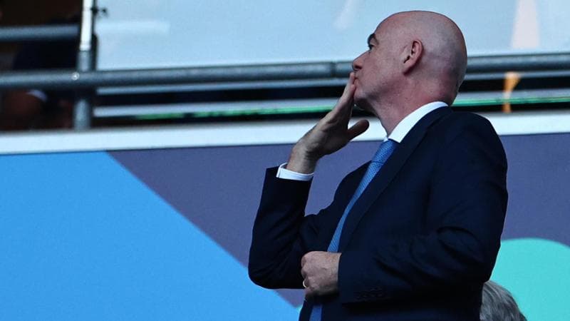 Il presidente della Fifa Gianni Infantino