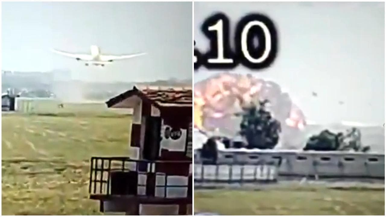 Dal decollo allo schianto, l'incidente aereo in India ripreso dalle telecamere dell'aeroporto