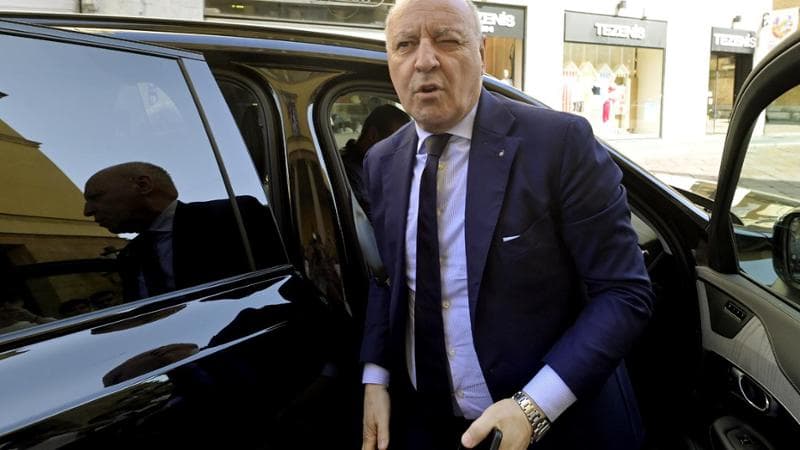 Il presidente dell'Inter Giuseppe Marotta
