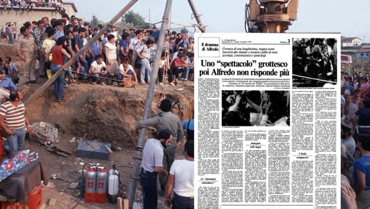 Vermicino, uno spettacolo grottesco