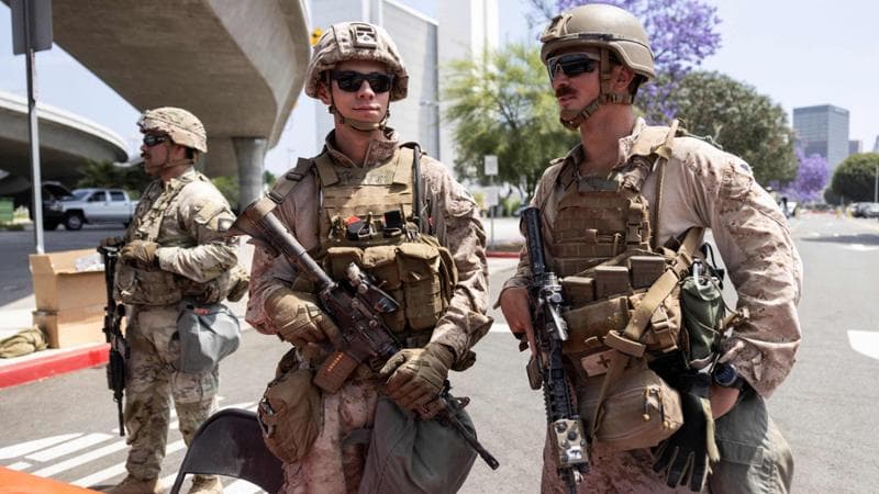 Usa, scontro legale sui soldati a Los Angeles. Tensione per la parata militare