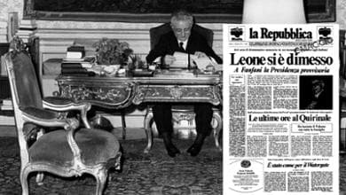 Giovanni Leone, le ultime ore al Quirinale
