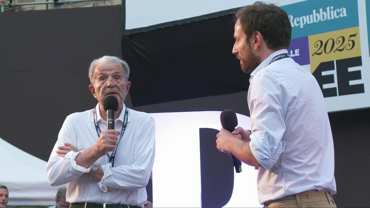 Repubblica delle Idee 2025 - Prodi alla sinistra: "Non servono primedonne o primiuomini"