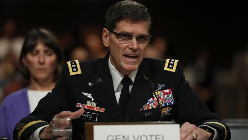 Il generale Joseph Votel&nbsp;
