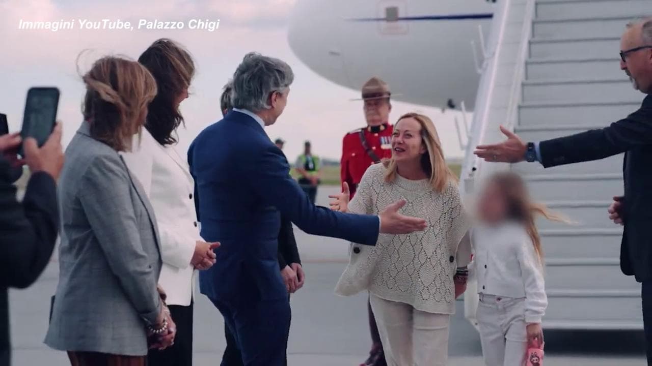 Canada, la presidente del Consiglio Meloni arrivata a Calgary per partecipare al vertice G7