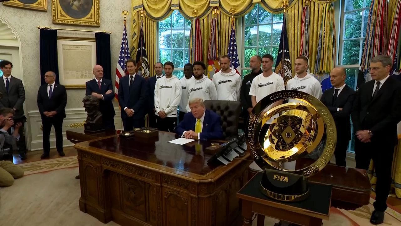 Donne in squadra? Trump mette in imbarazzo la Juventus nello studio ovale