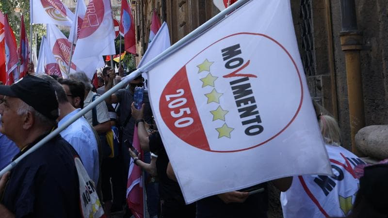 Un momento della manifestazione contro i tagli alla sanità a Palermo