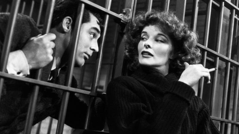 Katharine Hepburn e Cary Grant in "Susanna" di Howard Hawks (1938)
