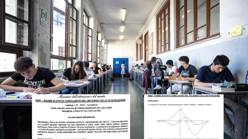 Maturità 2025, seconda prova: Cicerone, funzioni con Boccioni, Battiato e Annan. Tracce e soluzioni