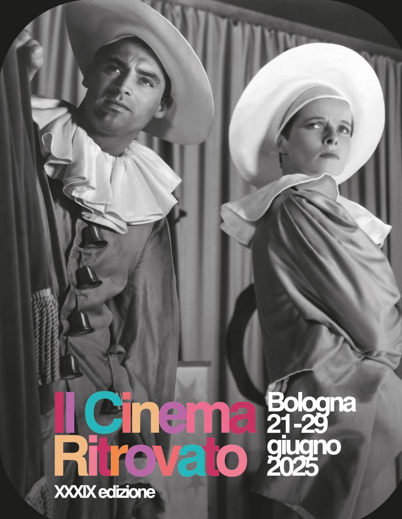 Con Cary Grant in "Il diavolo è femmina" di George Cukor (1935) sul poster del festival Il cinema ritrovato di Bologna