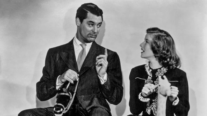 Con Cary Grant in "Incantesimo" di Goerge Cukor (1938)
