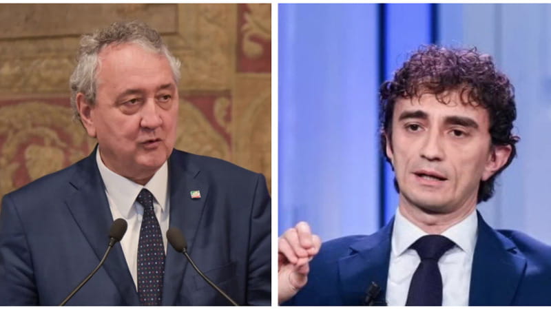 A sinistra, Paolo barelli di Forza Italia. A destra, Galeazzo Bignami di FdI