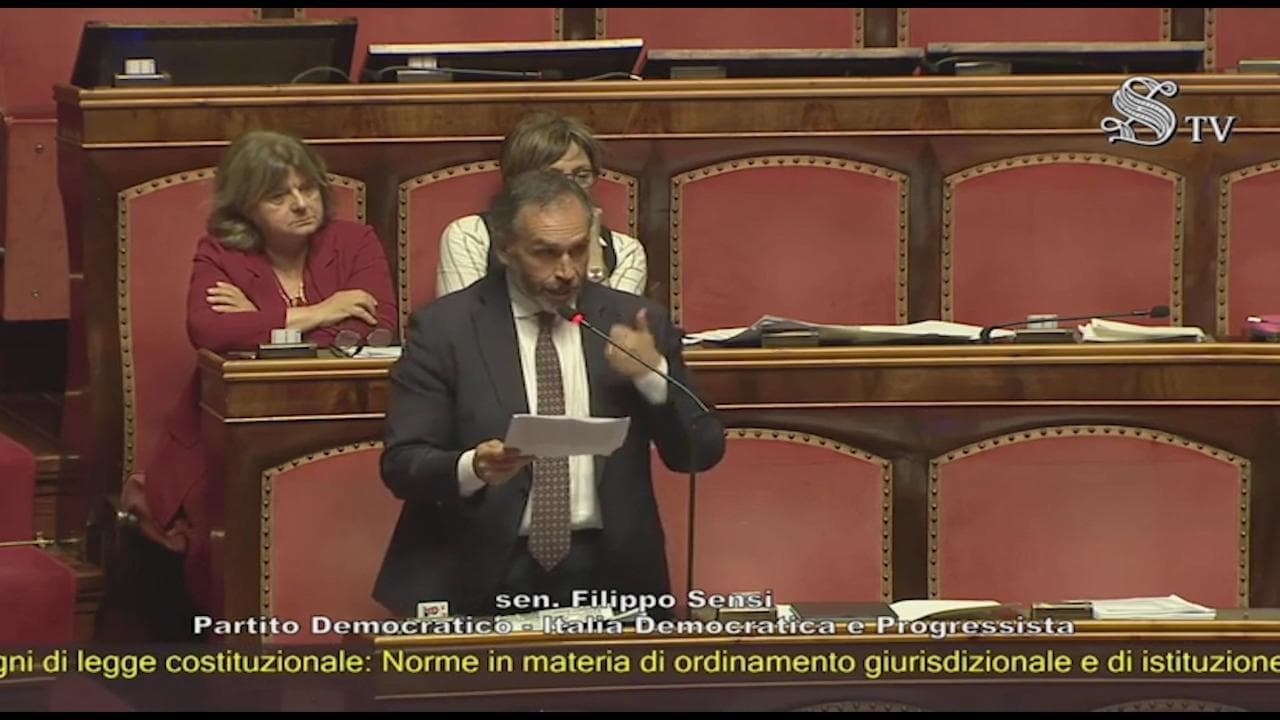 Senato, Filippo Sensi legge l'ironica lista dei "nemici" della destra al governo