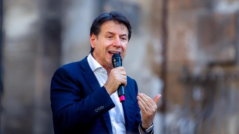 Il leader del Movimento 5 Stelle, Giuseppe Conte
