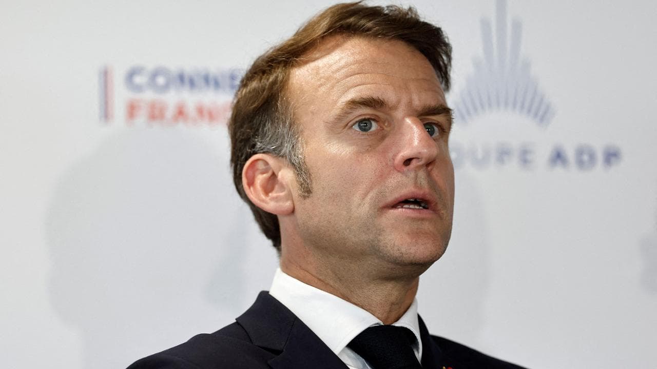 Il presidente francese, Emmanuel Macron&nbsp;&nbsp;
