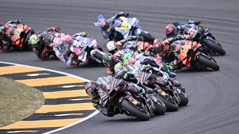 Una fase della gara al Mugello