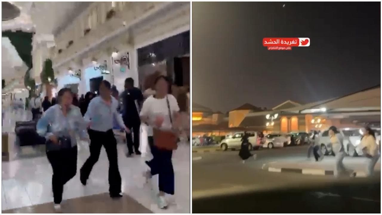 Qatar, missili dall'Iran: panico e fuga dai centri commerciali. Ordigni sorvolano lo stadio