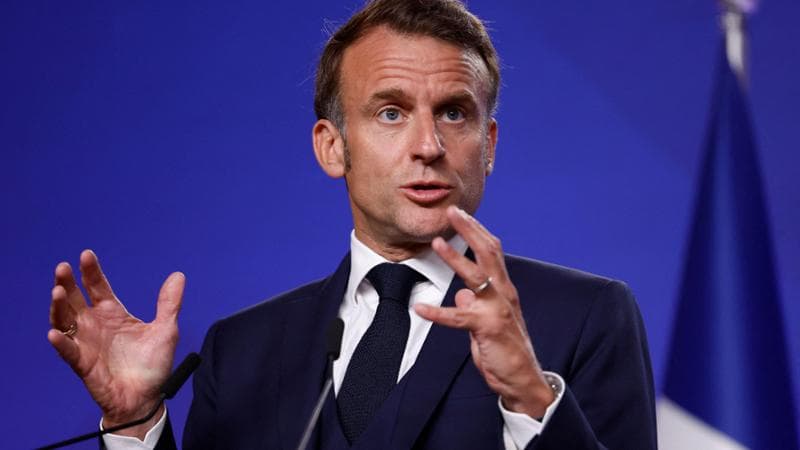 Il presidente francese, Emmanuel Macron
