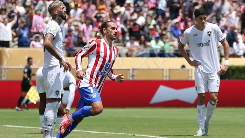 Griezmann, inutile il suo gol al Botafogo