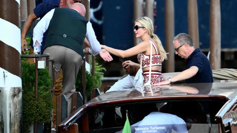 L'arrivo a Venezia di Ivanka Trump