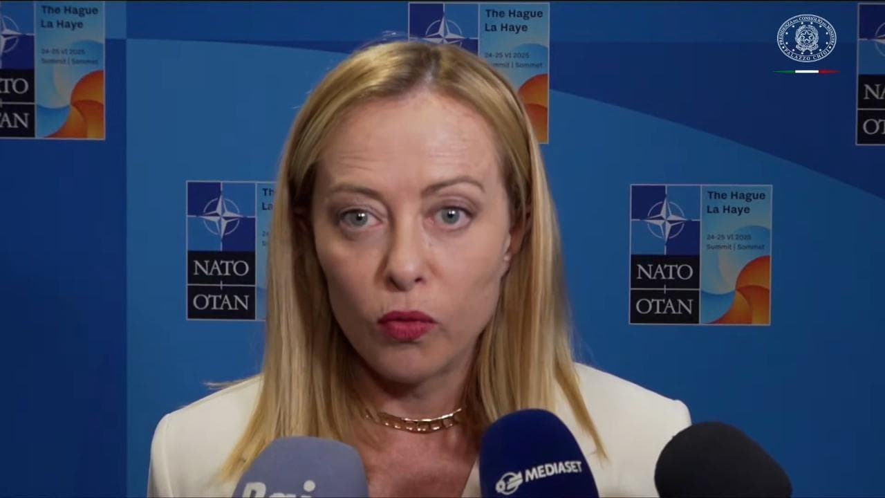 Vertice Nato, Meloni sull'Iran: "Serve un cessate il fuoco anche per Gaza e Kiev"