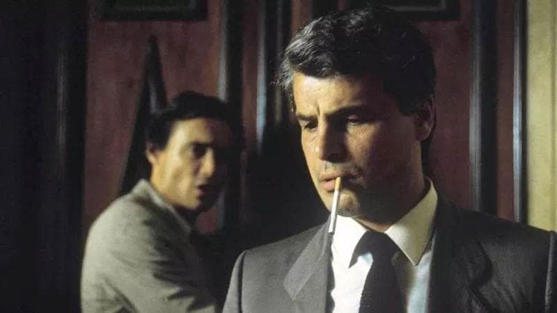 Michele Placido in "La piovra"
