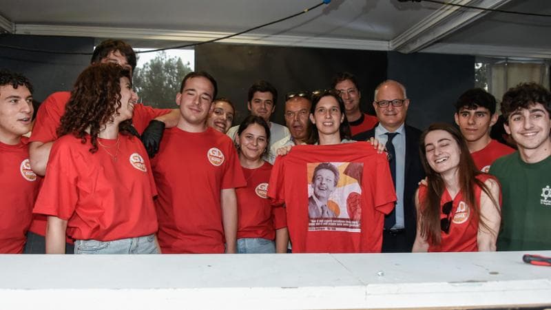 Roma, Elly Schlein alla festa dell'Unità