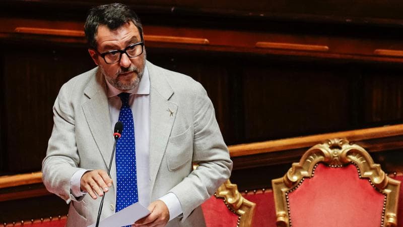 Il ministro dei Trasporti, Matteo Salvini
