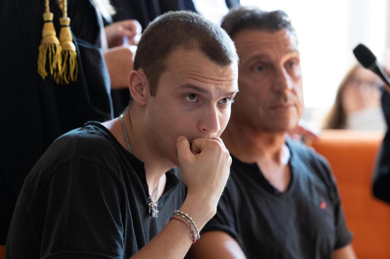 Samuel Granelli durante l'udienza