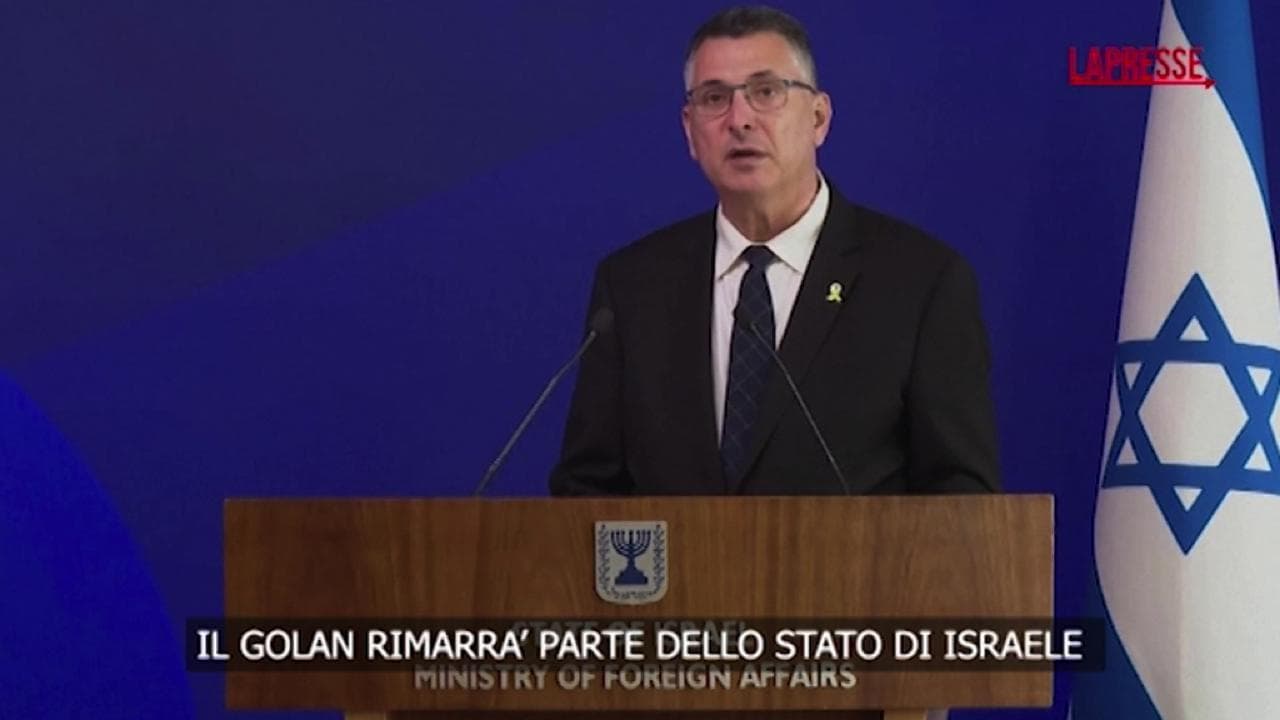 Israele, ministro esteri: "Il Golan resterà nostro in qualunque accordo con la Siria"