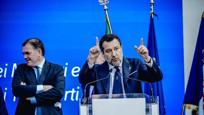 Matteo Salvini, leader leghista e vicepremier