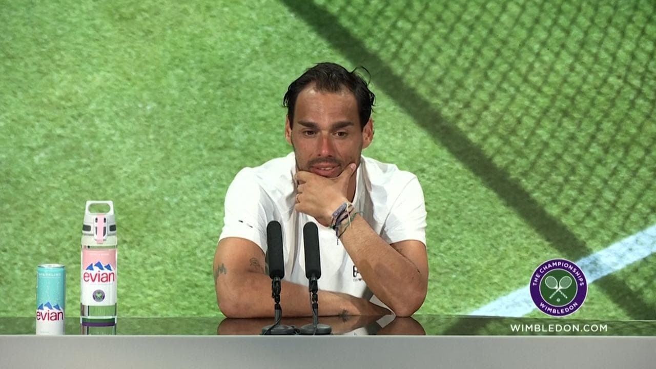 Wimbledon, Fognini dopo il match con Alcaraz: "Ho pianto, non mi aspettavo di giocare così"