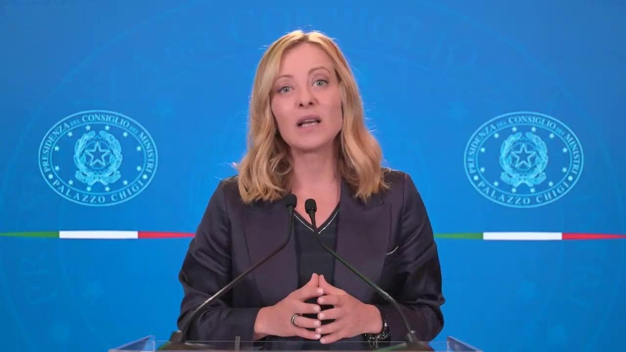 Meloni: "Lo sfruttamento del lavoro è un crimine odioso"