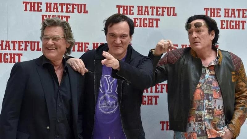 A Roma con Quentin Tarantino e Kurt Russell
