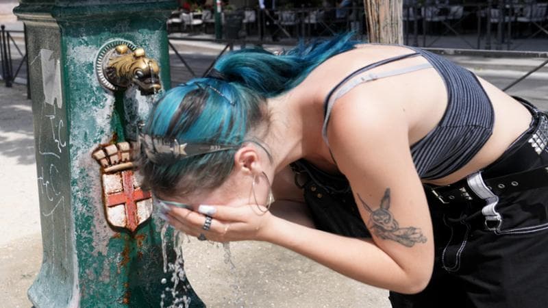 In cerca di refrigerio a Milano