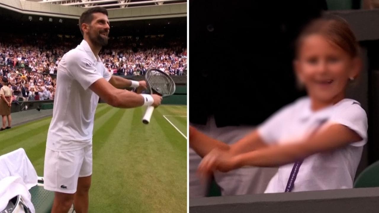 "Pumpaj": a Wimbledon impazza il tormentone di Djokovic e la figlia Tara