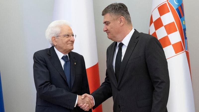 Sergio Mattarella e Zoran Milanovi?
