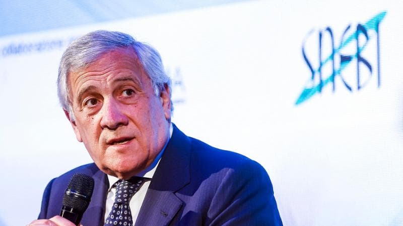 Il ministro degli Esteri e segretario di Forza Italia, Antonio Tajani