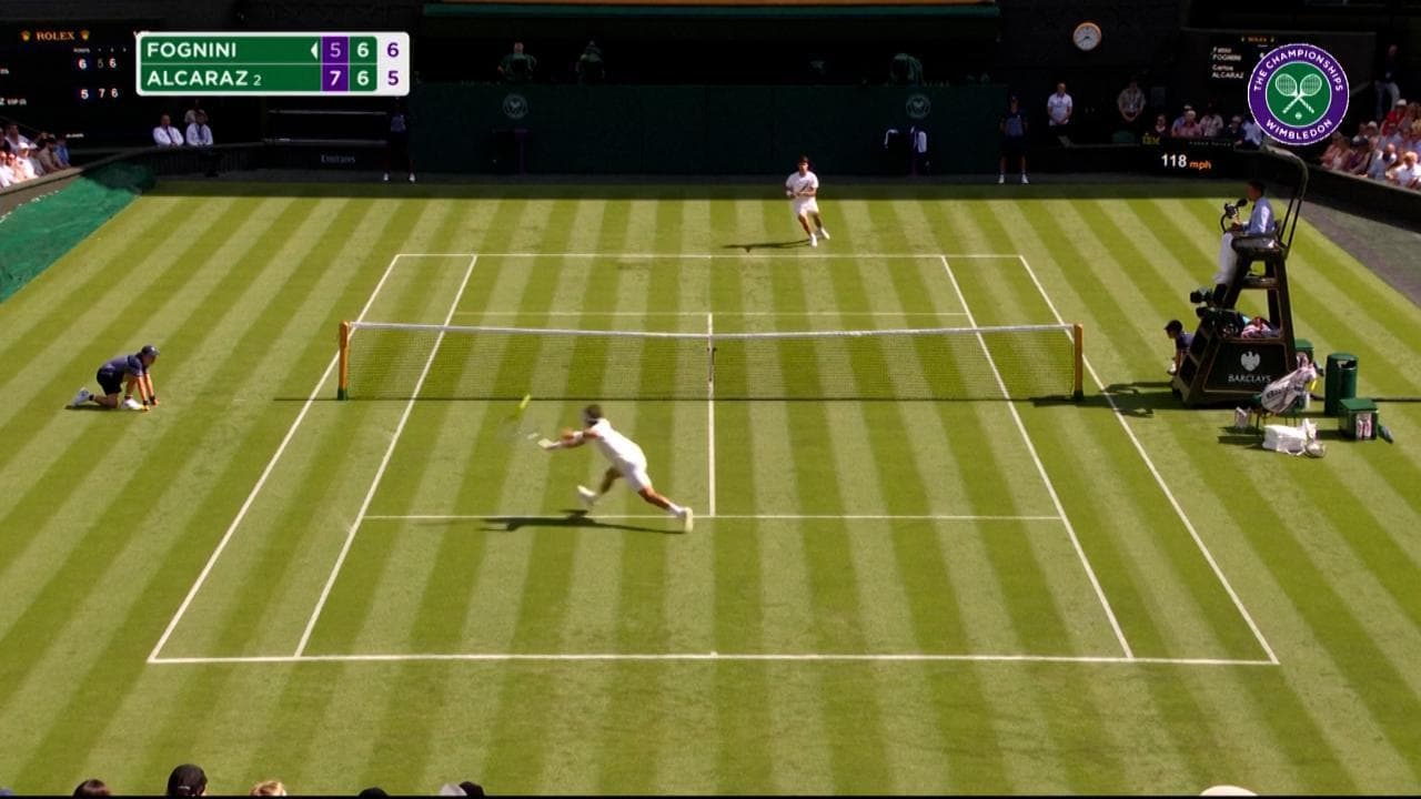 Tennis, Fognini annuncia il ritiro: i colpi più belli dell'ultimo spettacolare match contro Alcaraz