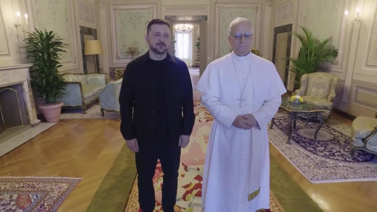 Ucraina, Papa Leone riceve Zelensky a Castel Gandolfo