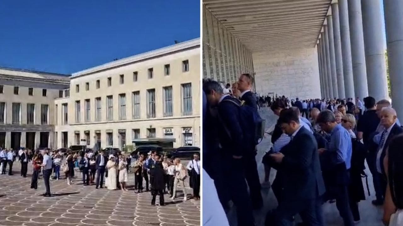 Ucraina: Conferenza Roma, caos e file per ritiro accrediti