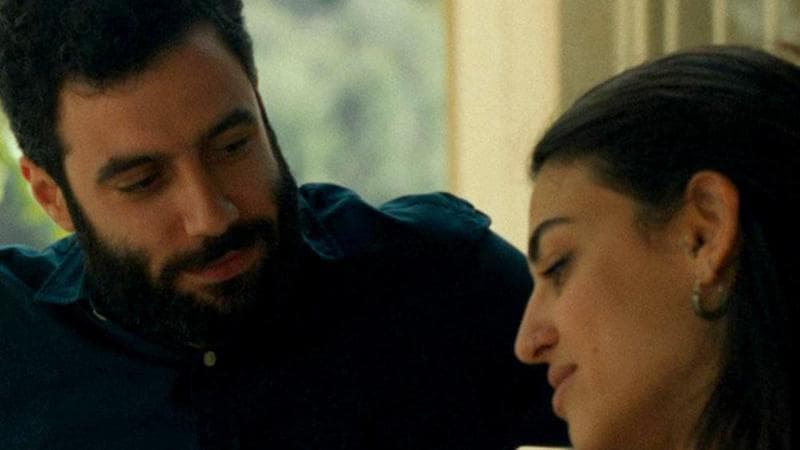 Raed Burbara e Manar Shehab nel film Happy holidays del regista palestinese Scandar Copti