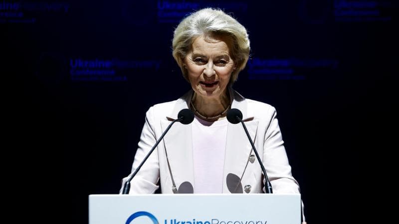 La presidente della Commissione Ue Ursula von der Leyen
