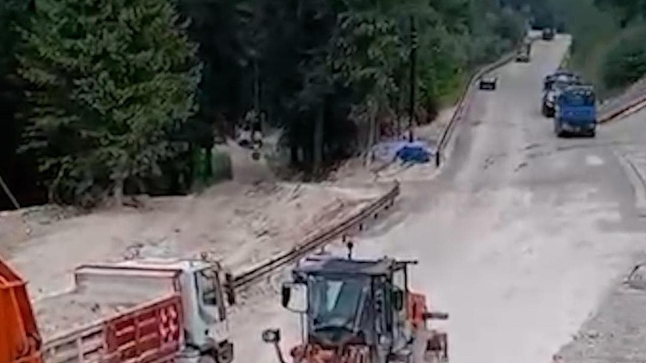 Maltempo, frana sull'Alemagna: chiusa la strada per Cortina