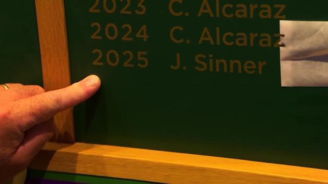 Wimbledon: ecco il nome di Sinner, primo italiano nell'albo d'oro dei vincitori del torneo